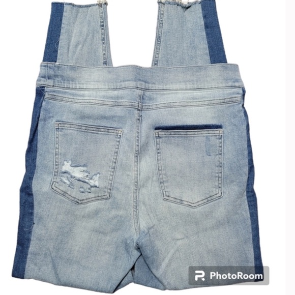 SPANX Distressed Skinny Jeans with Side Stripe Size Medium NWOT - Picture 6 of 11